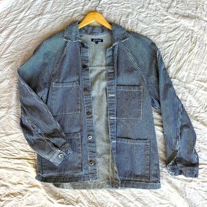 Elmwood Striped Denim Jacket